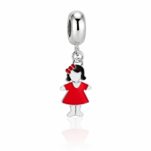 BERLOQUE MENINA VESTIDO VERMELHO
