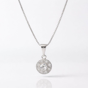 COLAR CIRCULO COM ZIRCONIA
