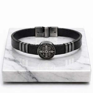 PULSEIRA CHAPA SAO BENTO ALÇA DE COURO