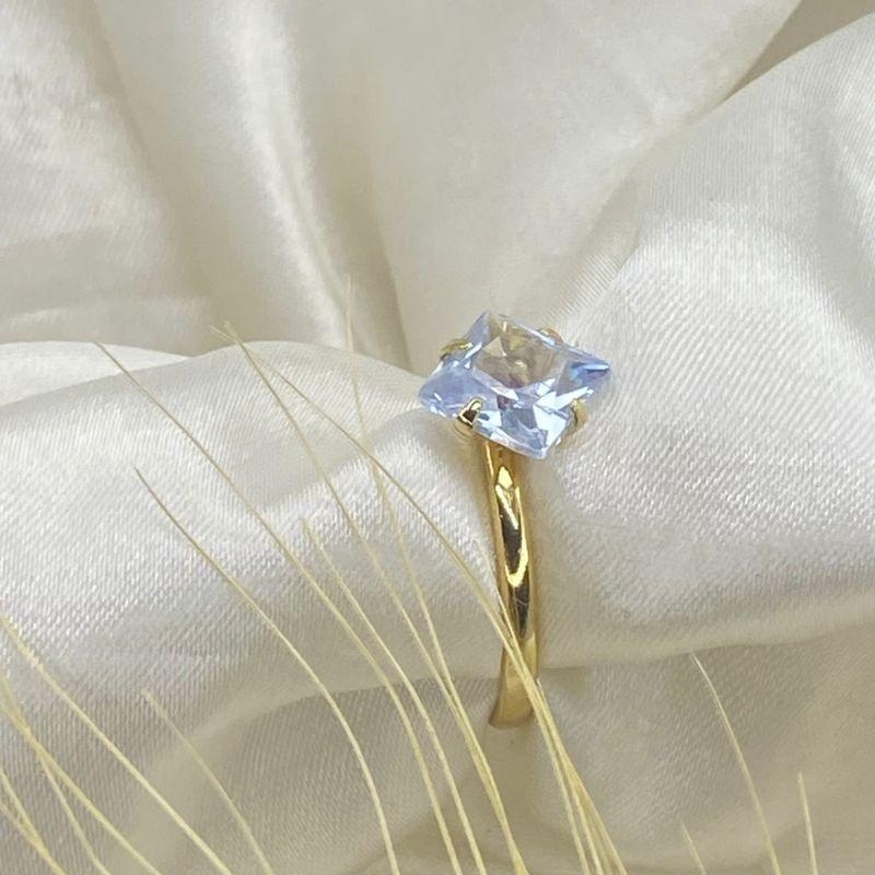 ANEL QUADRADO CRISTAL G