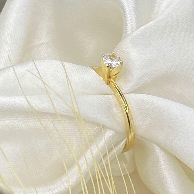 ANEL SOLITARIO CRISTAL