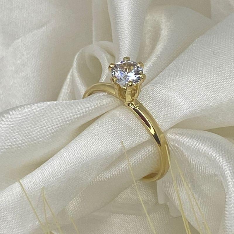 ANEL SOLITARIO CRISTAL G