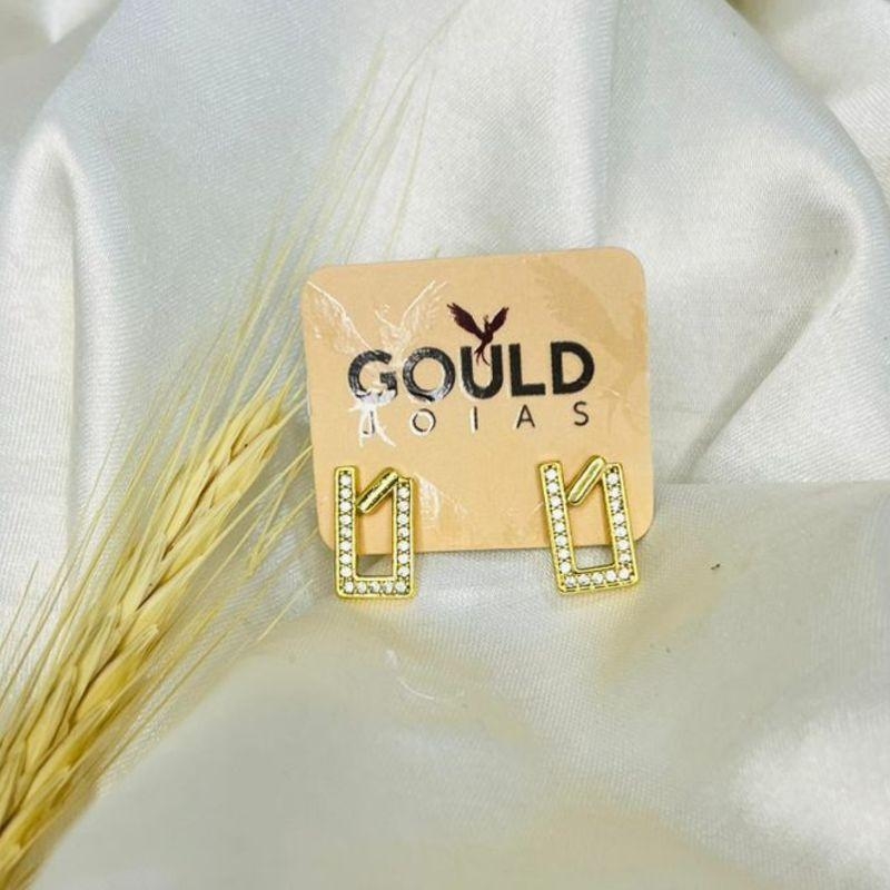 BRINCO QUADRADO COM ZIRCONIA