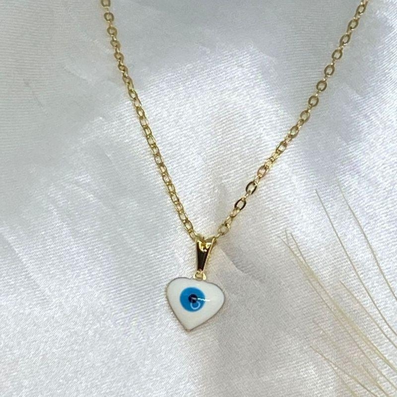 COLAR OLHO GREGO CORAÇAO