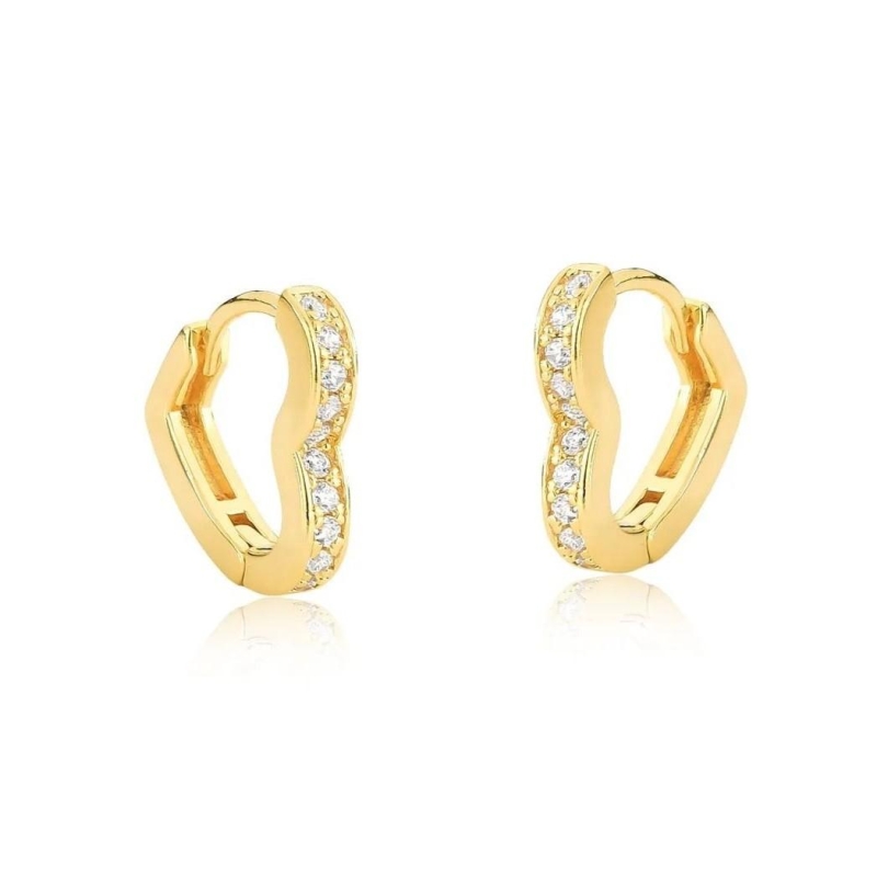 ARGOLA (P) CORAÇAO CRAVEJADO