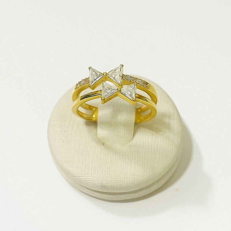 ANEL 2 LAÇO CRISTAL