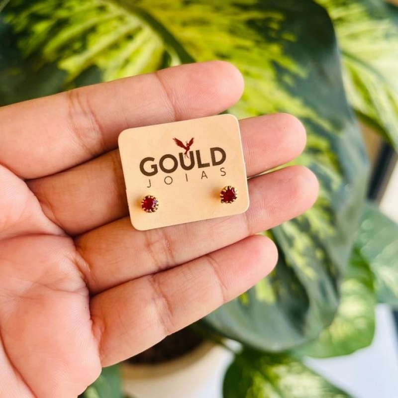 BRINCO PONTO DE LUZ VERMELHO P