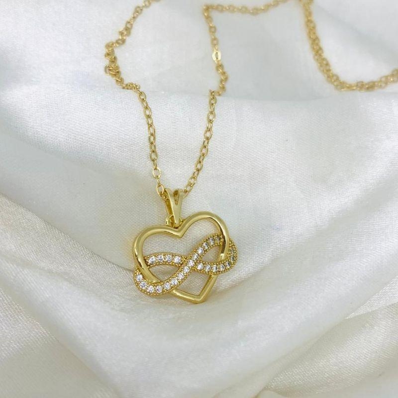 COLAR CORAÇÃO INFINITO