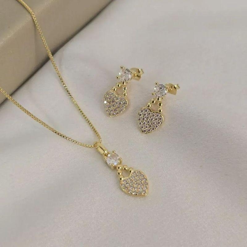 CONJUNTO DELICADO CORAÇAO