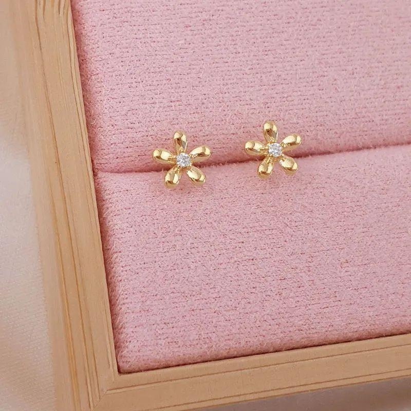 BRINCO FLOR C/ ZIRCONIA