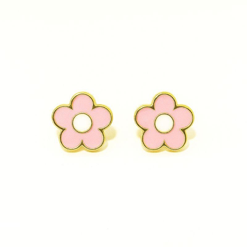 BRINCO FLOR ROSA INFANTIL