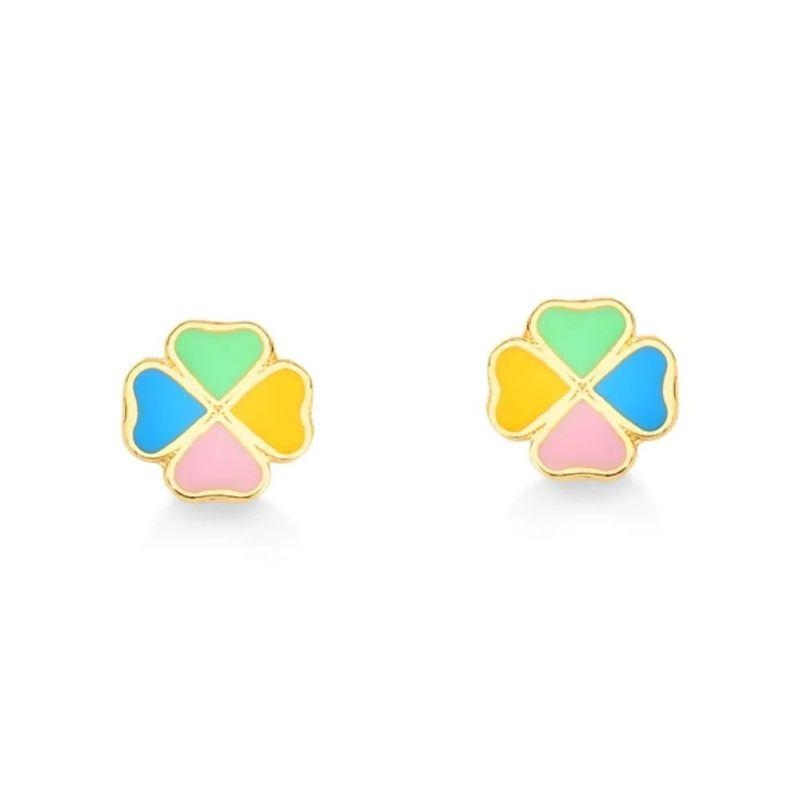 BRINCO TREVO COLORIDO