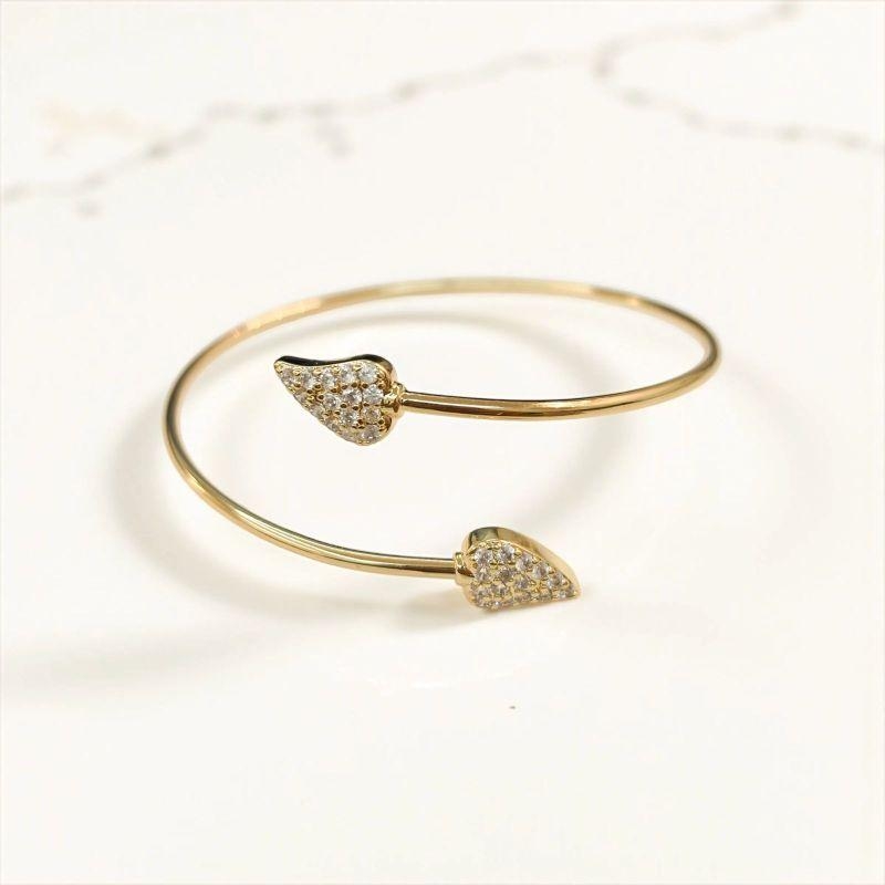 BRACELETE FOLHA CRAVEJADA