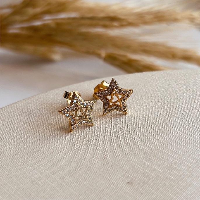 BRINCO ESTRALA CORAÇÃO CENTRO