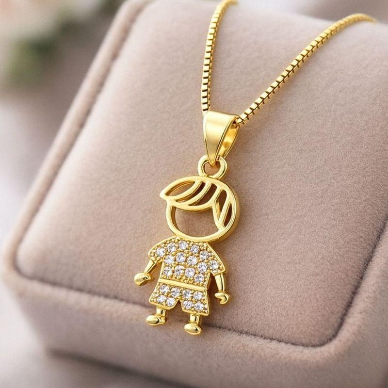 COLAR FILHO CRAVEJADO