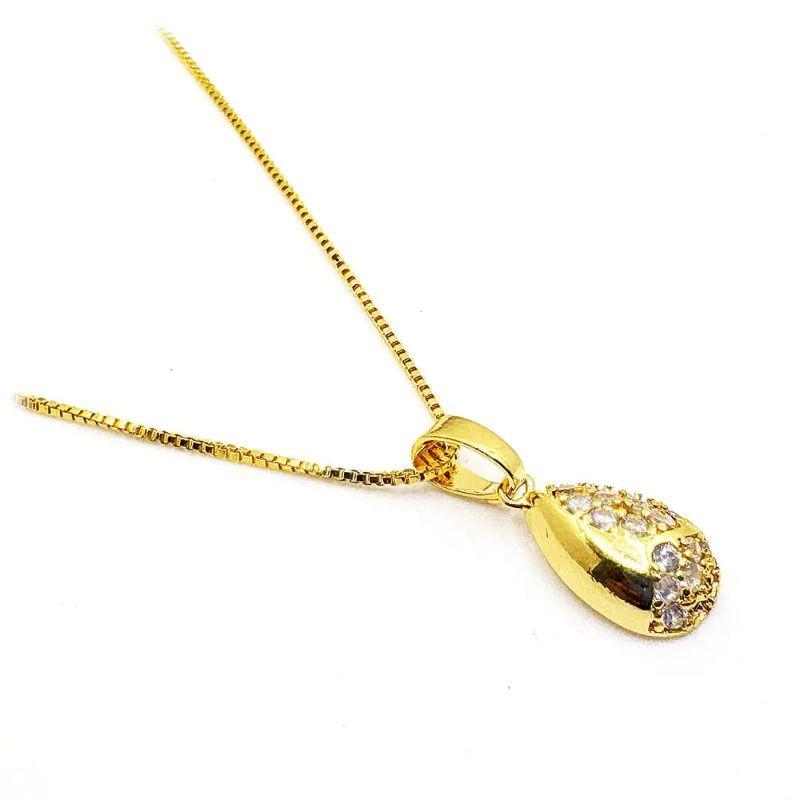 COLAR GOTA CRAVEJADA