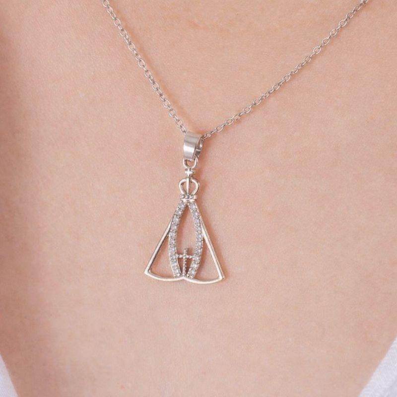 COLAR NOSSA SENHORA CRAVEJADO