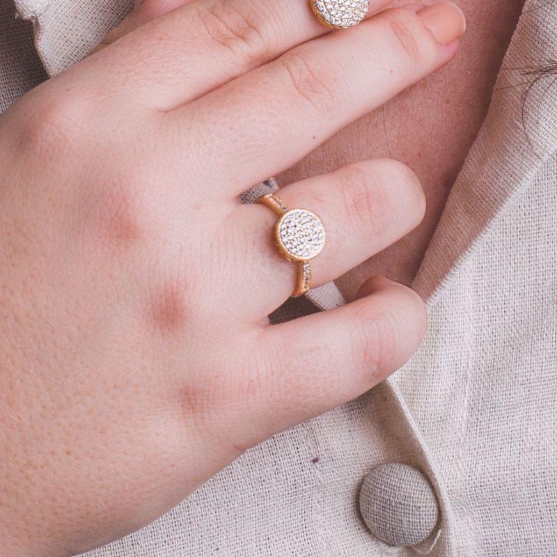 ANEL CHUVEIRO REDONDO CRAVEJADO