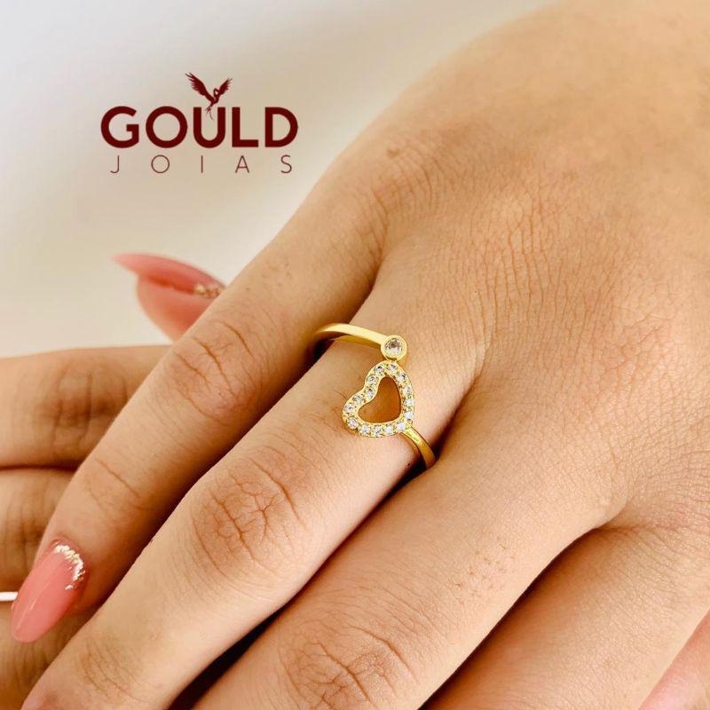ANEL CORAÇÃO ZIRCONIA