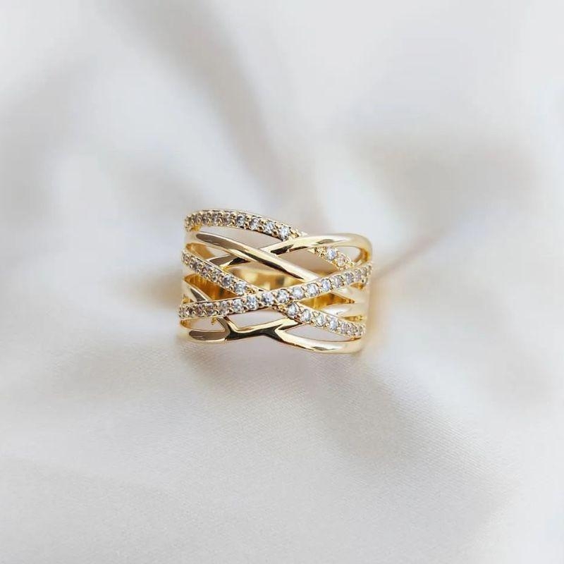 ANEL FIO TRANÇADOS CRAVEJADO