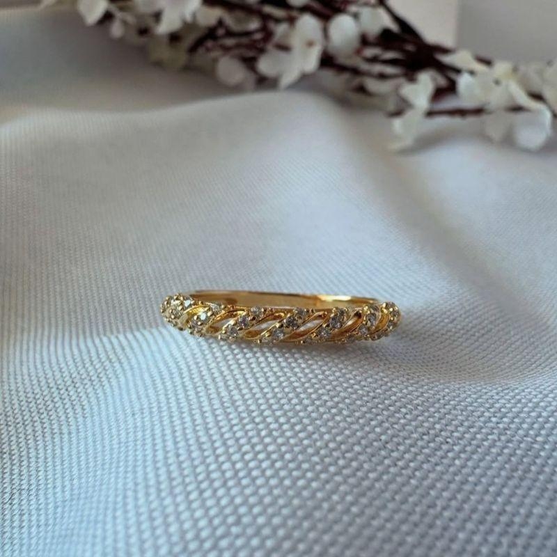 ANEL TORCIDO C/ ZIRCONIA