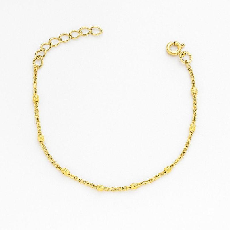 PULSEIRA ELO TUBINHO DIAMANTADO