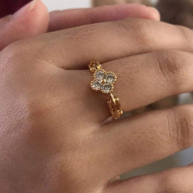 ANEL INSPIRAÇÃO VIRGINIA 2 QUADRADOS AO LADO