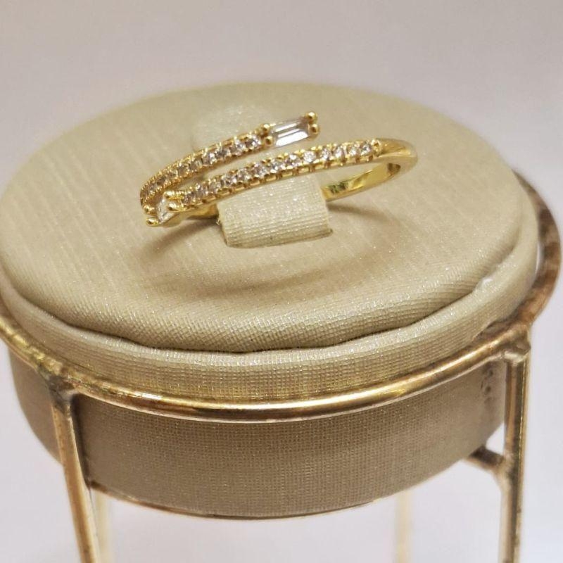 ANEL REGULAVEL CRAVEJADO C/ ZIRCONIA