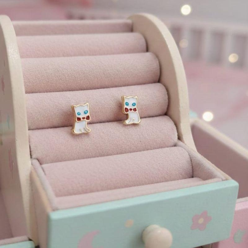 BRINCO INFANTIL GATINHA RESINA