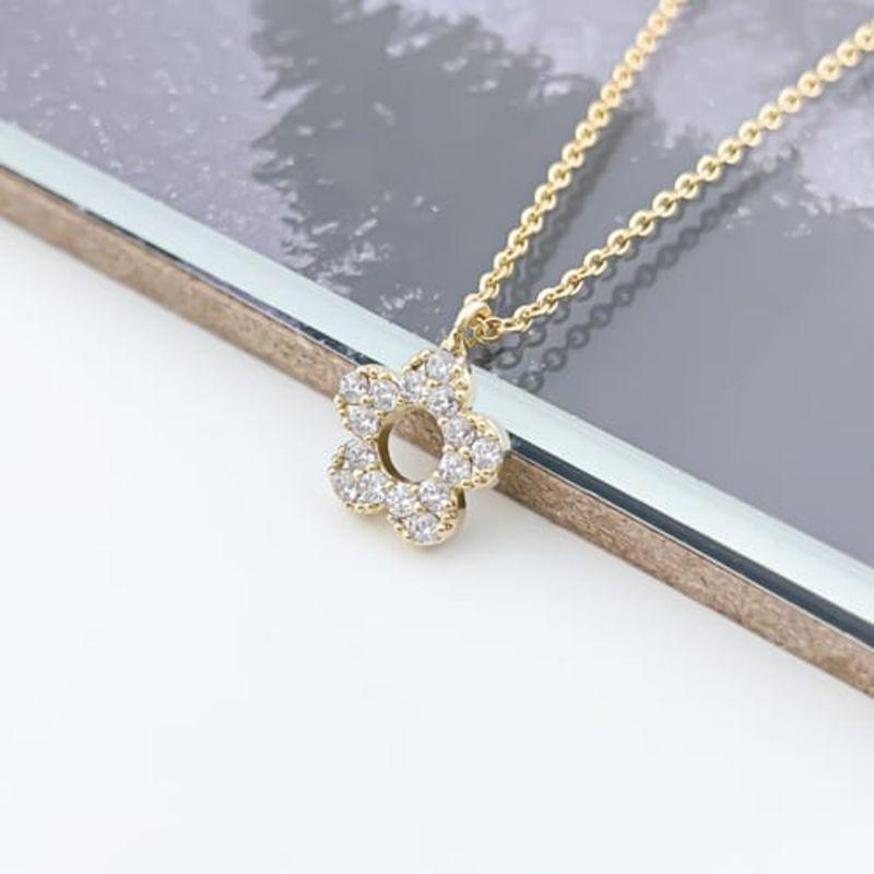 COLAR FLOR VAZADA CRISTAL