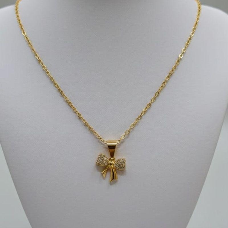 COLAR LAÇO CRAVEJADO