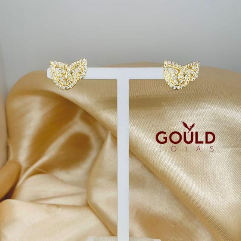 BRINCO MEIA ASA ZIRCONIA