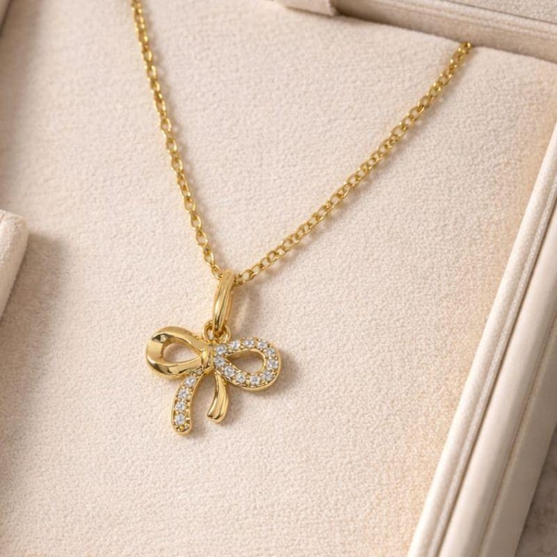 COLAR LAÇO C/ ZIRCONIA