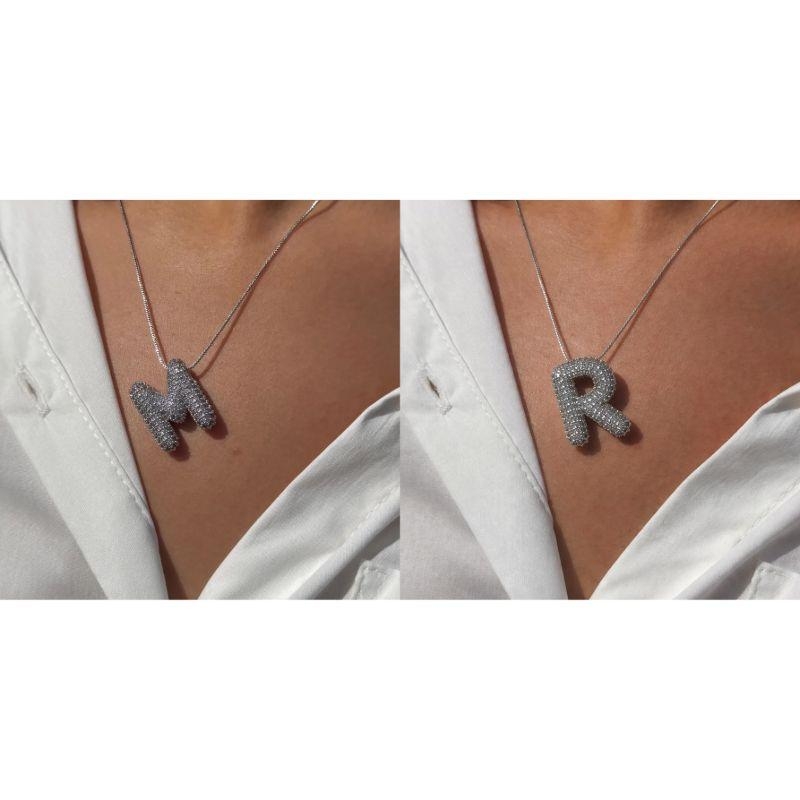 COLAR LETRAS M e R RODIO BRANCO