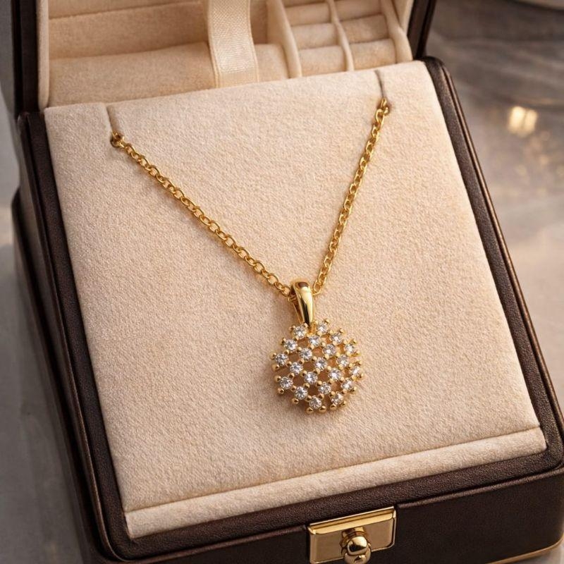 COLAR REDONDO CRAVEJADO