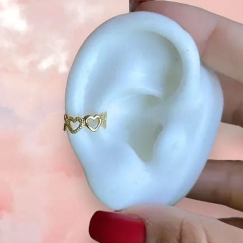 PIERCING FAKE CORAÇÃO VAZADO