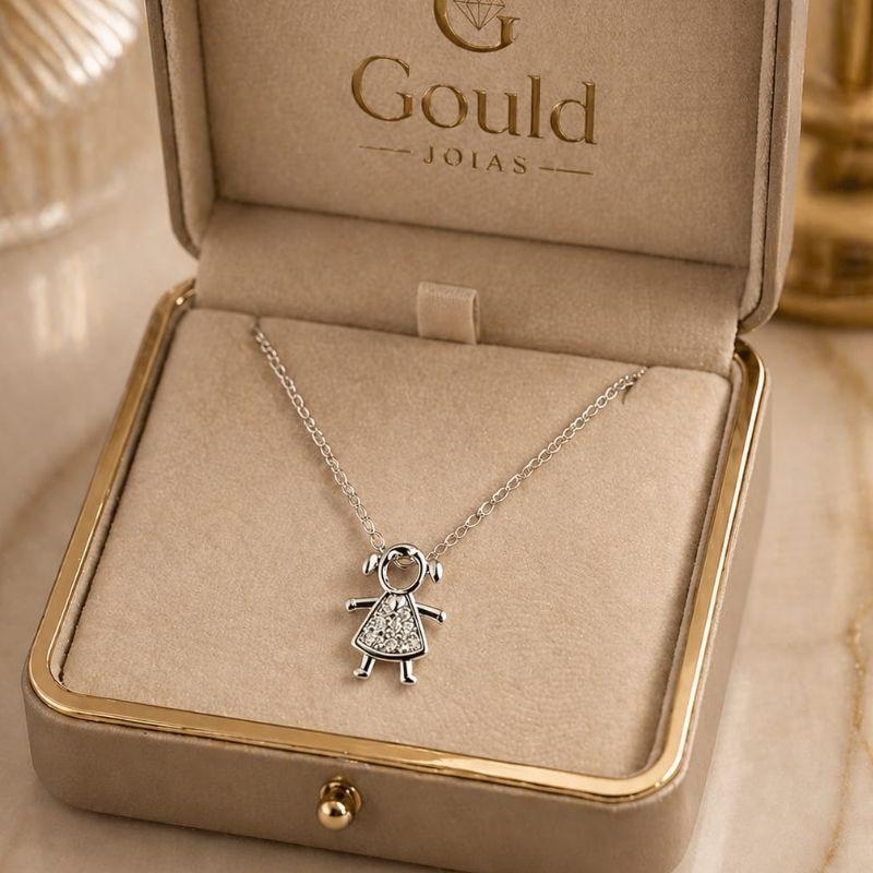 COLAR MENINA CRAVEJADO