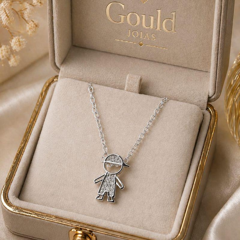 COLAR MENINO CRAVEJADO