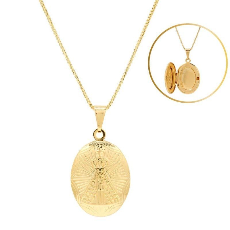 COLAR RELICARIO NOSSA SENHORA APARECIDA