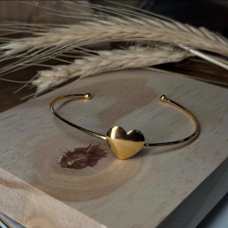 BRACELETE CORAÇAO CHEIO