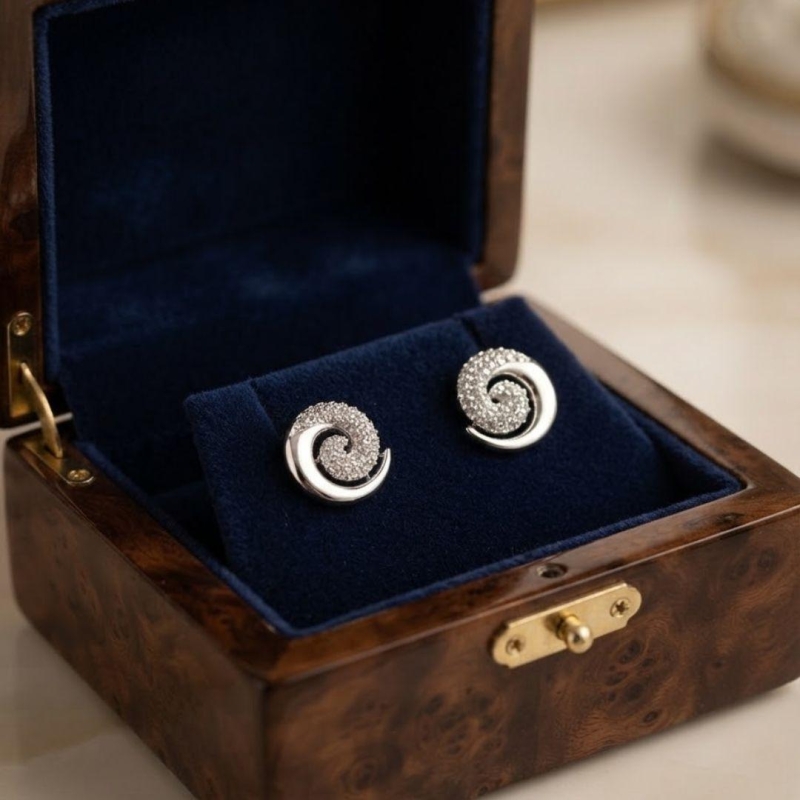 BRINCO ESPIRAL C/ ZIRCONIA