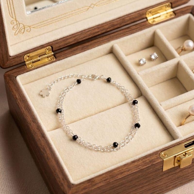 PULSEIRA DUPLA 6 BOLINHAS