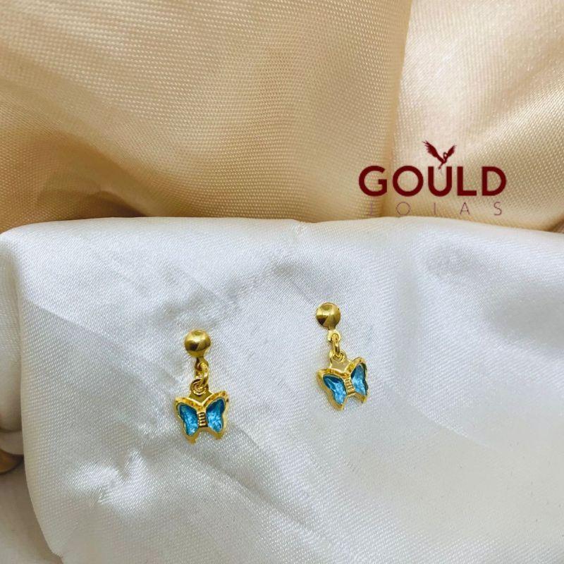 BRINCO INFANTIL BORBOLETA AZUL