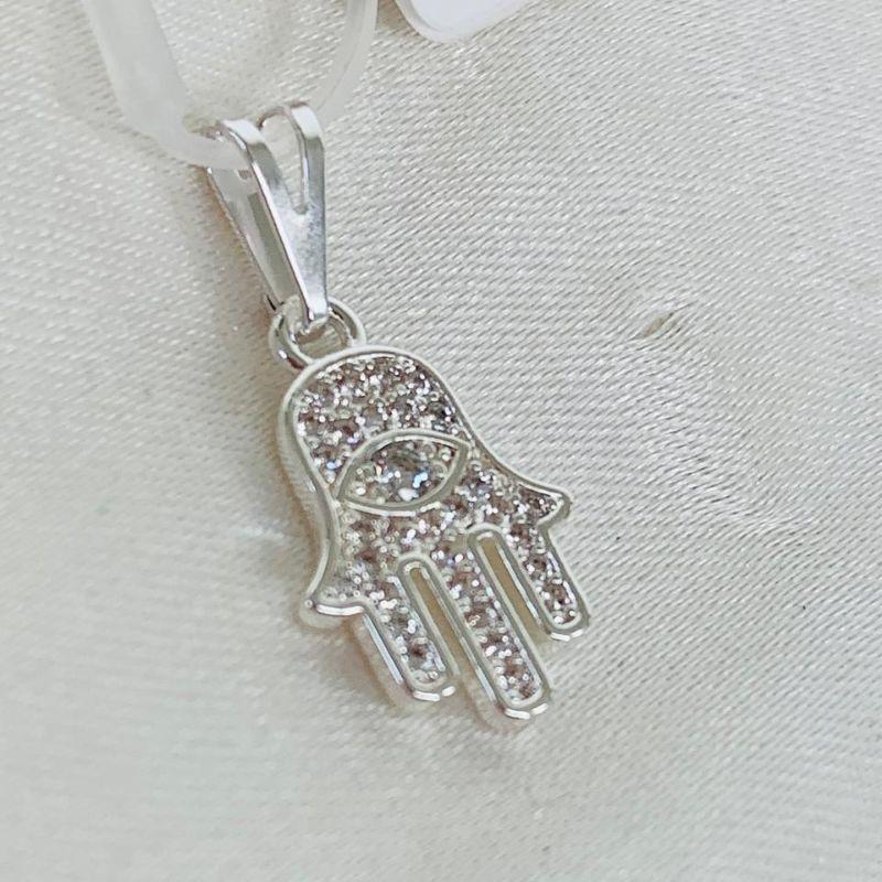 COLAR MAO FATIMA CRAVEJADO