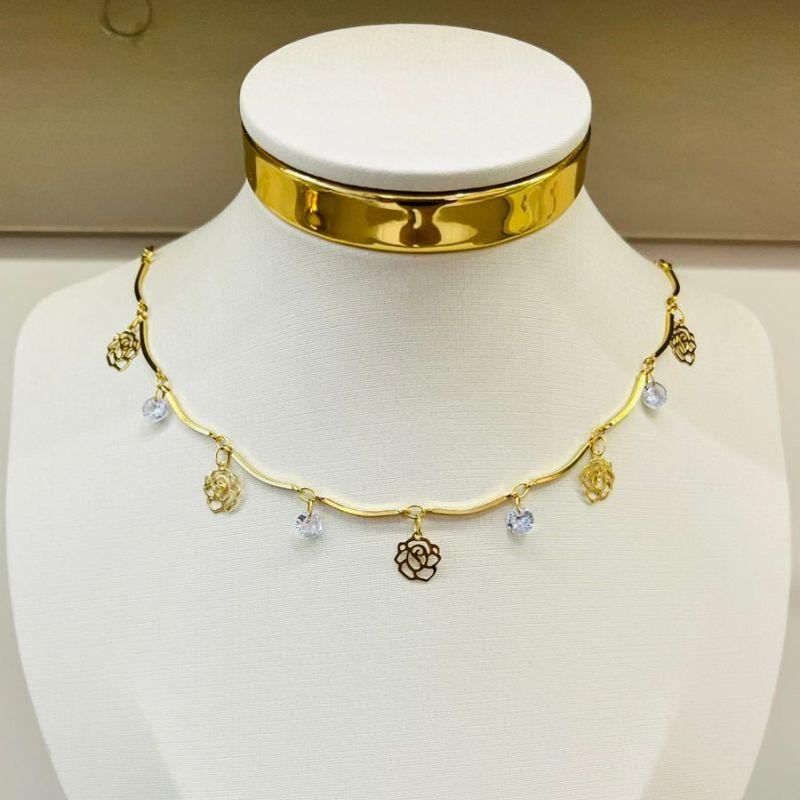 CHOKER  ESSÊNCIA CRISTALINA