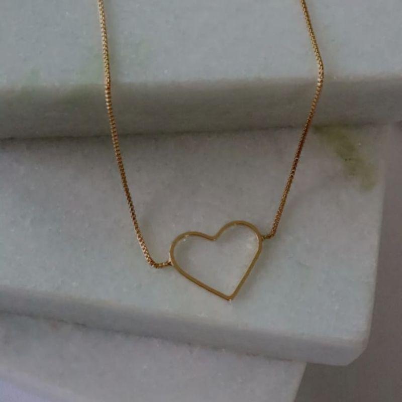 COLAR CORAÇÃOGRANDE VAZADO