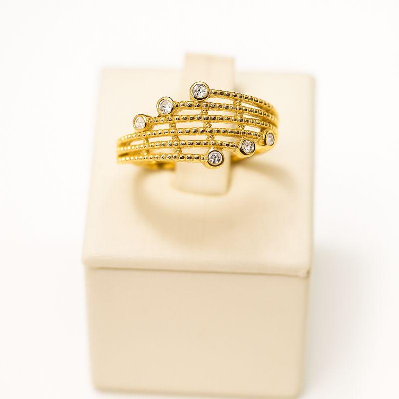 ANEL FIOS COM ZIRCONIAS