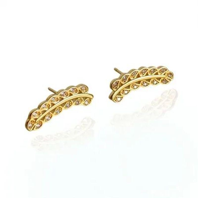 BRINCO EAR CUFF C/ ZIRCONIA
