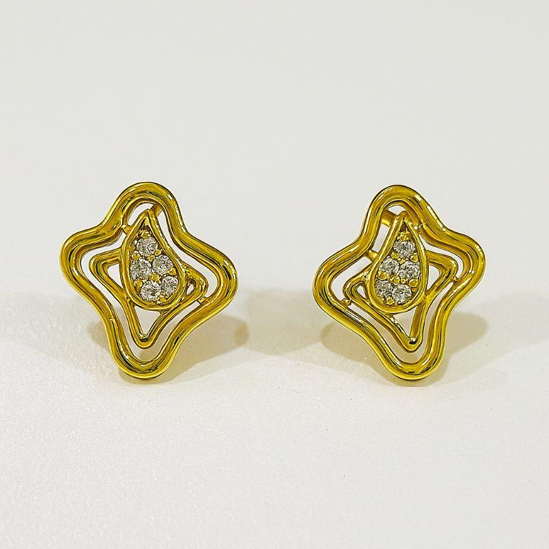 BRINCO MINI GOTA CRAVEJADA