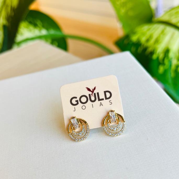 BRINCO OVAL 2 LINHA C/ ZIRCONIA